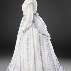 Vestido de 1860 da coleção de John Bright.